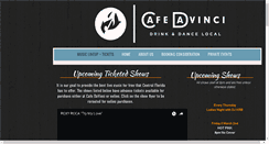 Desktop Screenshot of cafedavincideland.com